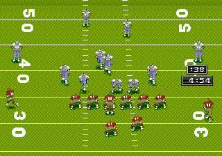 Prime Time NFL Starring Deion Sanders (USA) In game screenshot